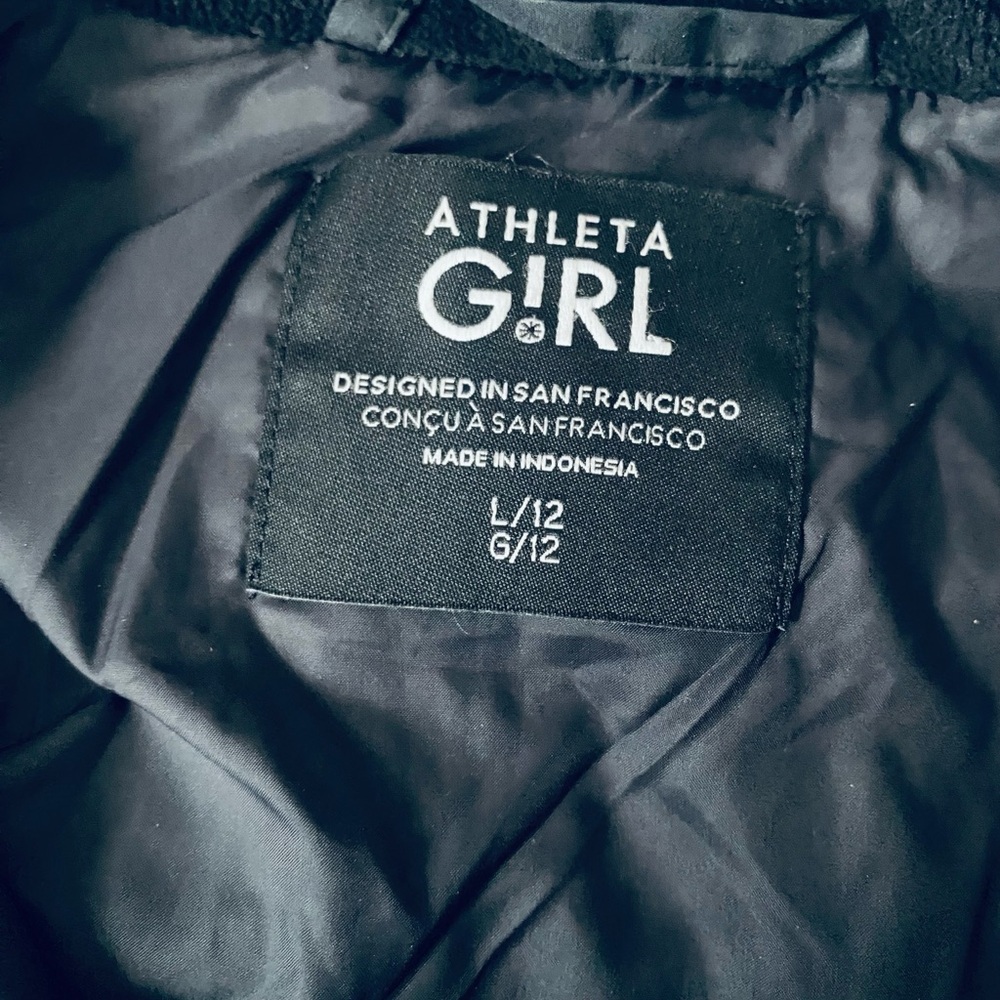 Athleta Kids Black Puffer Jacket - Picture 11 of 14